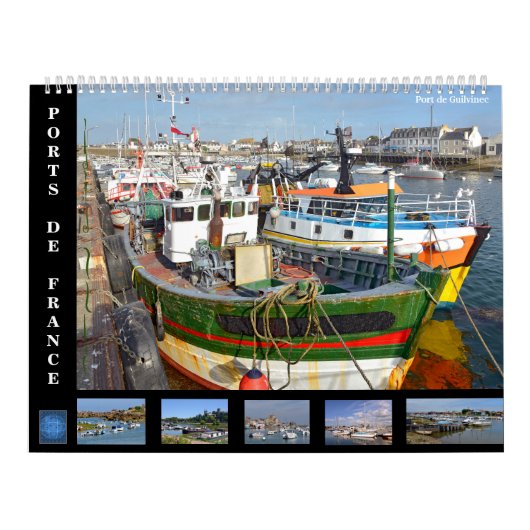 12 maanden kalender franse havens (Hoes)