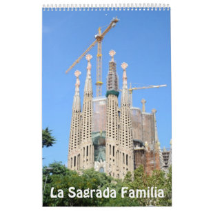 12 maanden La Sagrada Familia Foto Agenda Kalender
