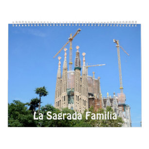 12 maanden La Sagrada Familia Photo Calendar Kalender