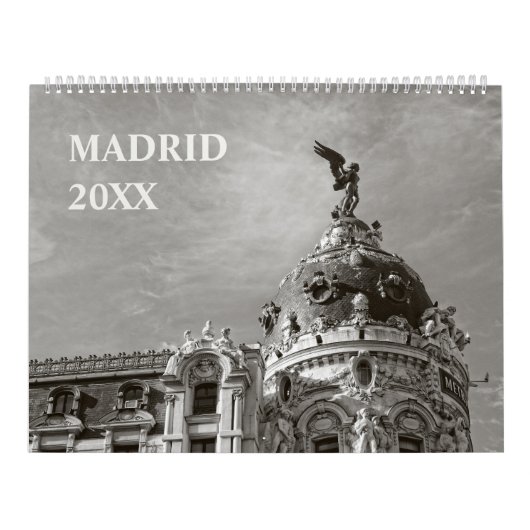 12 maanden Madrid Agenda Kalender (Hoes)