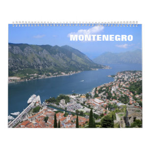12 maanden Montenegro fotokalender Kalender