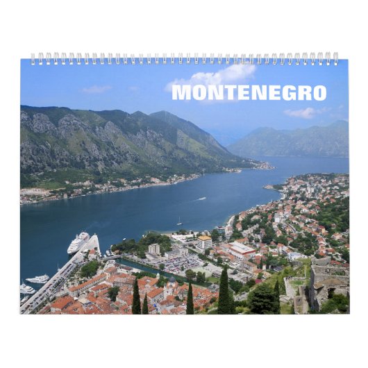 12 maanden Montenegro fotokalender Kalender (Hoes)