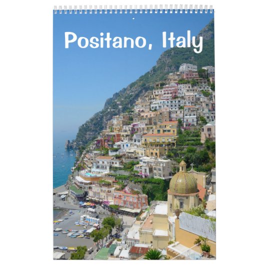 12 maanden Positano Kalender (Hoes)