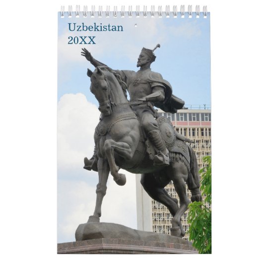 12 maanden Reizen Oezbekistan Kalender (Hoes)