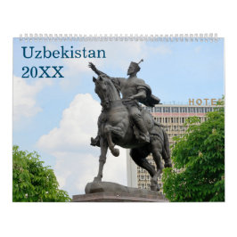 12 maanden Reizen Oezbekistan Kalender