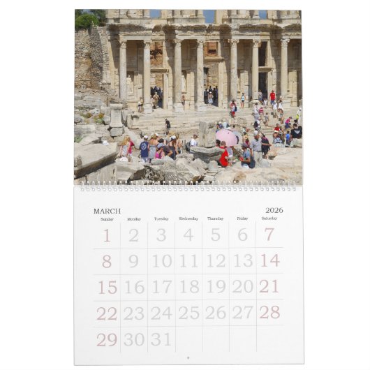 12 maanden Reizen Turkije Fotokalender Kalender (Mar 2026)