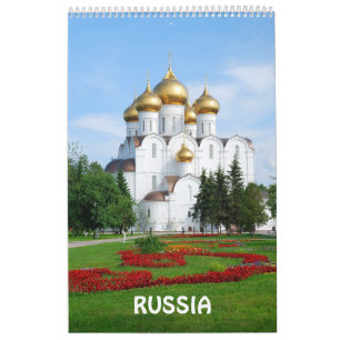 12 maanden Russische fotokalender Kalender