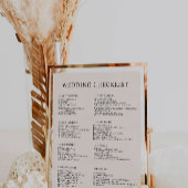 12 maanden Sage Boho Wedding Checklist