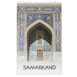 12 maanden Samarkand, Oezbekistan Kalender