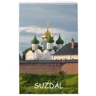 12 maanden Suzdal, Rusland Kalender