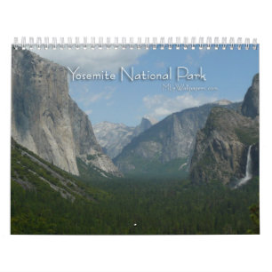 12 Maanden van Yosemite National Park Kalender