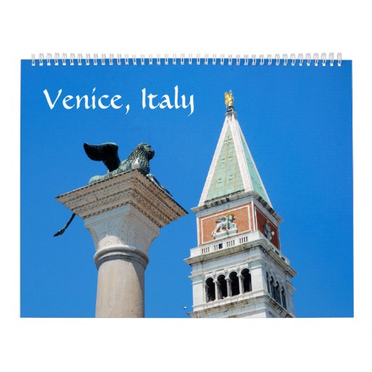 12 maanden Venice Photo Calendar Kalender (Hoes)