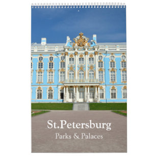 12 maanden wijken in Sint-Petersburg Kalender