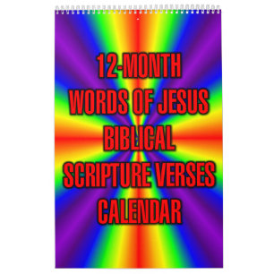 12 maanden woorden van Jezus Bijbelverzen Kalender