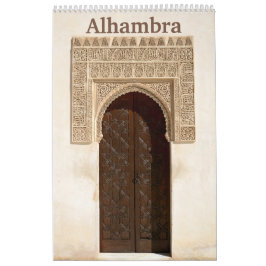12-maands Alhambra & Generalife Wall Agenda Kalender