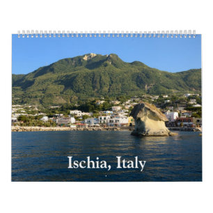 12-maands Ischia wandkalender Kalender