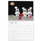 12-maands Raccoon 2020 Kalender (Feb 2027)