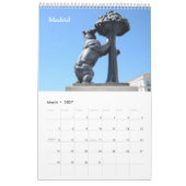 12-maands standbeelden en afbeeldingen kalender (Mar 2027)