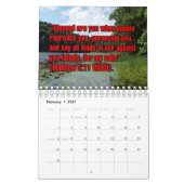 12-maands woorden van Jezus Bijbelse Schriftverzen Kalender (Feb 2027)