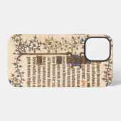 12 Manuscrit médiéval pour Coque iphone (Verso Horizontal)