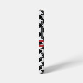 12 Mini Coque iphone Houndstooth personnalisé (Côté gauche)