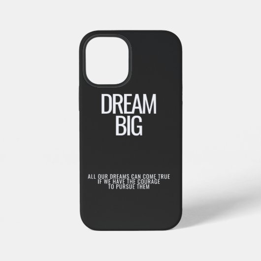12 Mini Dream Big coque iphone (Verso)