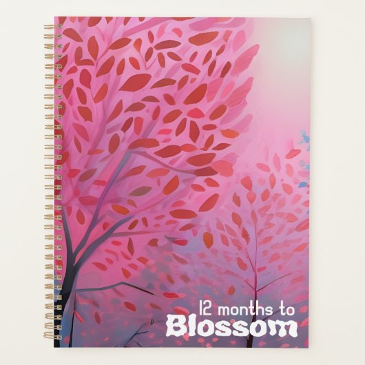 12 mois à Blossom Planner (Devant)