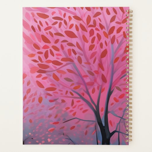 12 mois à Blossom Planner (Dos)