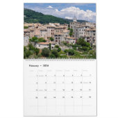 12 mois calendrier des paysages de France (Feb 2026)