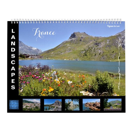 12 mois calendrier des paysages de France (Protection)