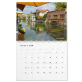 12 mois calendrier des paysages de France (Jan 2026)