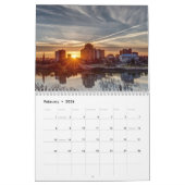 12 mois de calendrier de couchers du soleil (Feb 2026)
