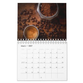 12 mois de calendrier thématique élégant pour café (Mar 2027)