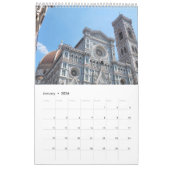 12 mois Florence, Italie Calendrier photo (Jan 2026)
