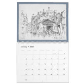 12 mois Images du calendrier de Venise (Jan 2027)