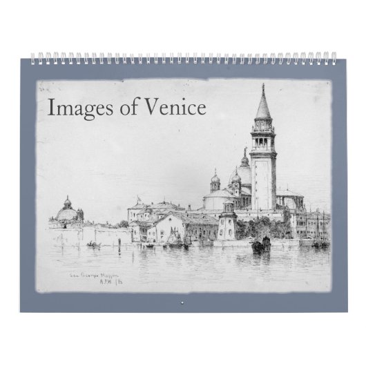 12 mois Images du calendrier de Venise (Protection)