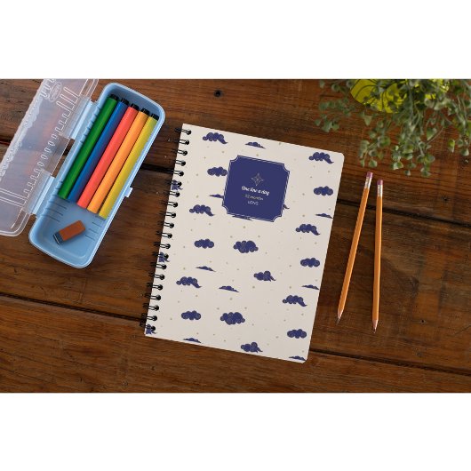 12 mois LongCelestial Une ligne par jour Journal