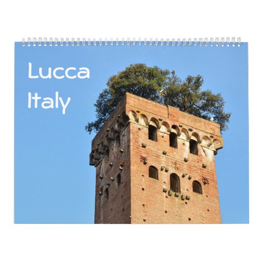 12 mois Lucca, Italie Calendrier photo (Protection)