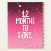 12 mois pour briller le planificateur de noms pers (Dos)