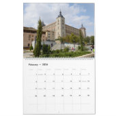 12 mois Tolède, Espagne calendrier mural (Feb 2026)
