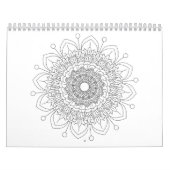 12 monate Magnifique mandala design Calendrier (Protection)