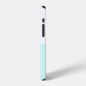 12 MONOGRAM MINT VERT ET coque iphone BLANC (Côté gauche)