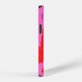 12 Monographie rose moderne Coque-Mate coque iphone (Côté droit)