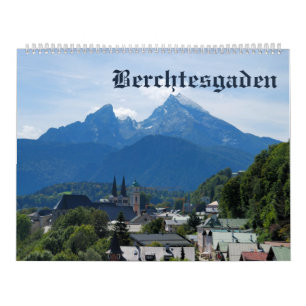 12 month Berchtesgaden Photo Calendar Kalender