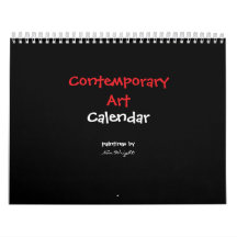 12 months of contemporary abstract artwork