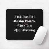 12 New Chapters 365 New Chances Cheers To New Begi Muismat (Met muis)
