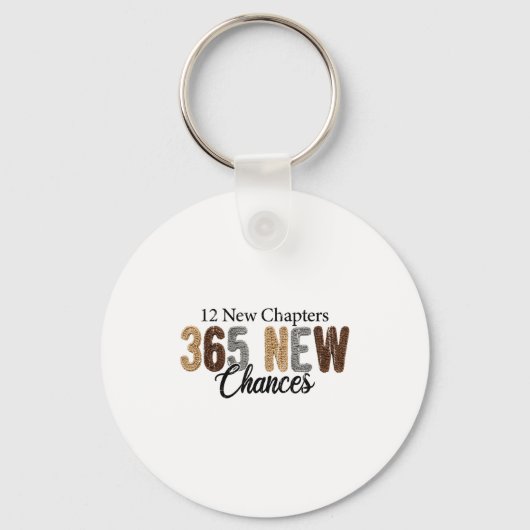 12 New Chapters 365 New Chances  Sleutelhanger (Voorkant)