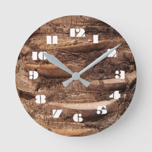 12 Nombre de choix : horloge à écorce d'arbre
