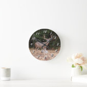 12 Nombre de choix : horloge de cerfs sauvages (Maison)