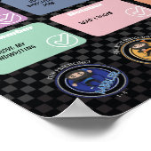 12 OBJECTIFS EN 12 MOIS POSTER DE DÉFI (Coin)